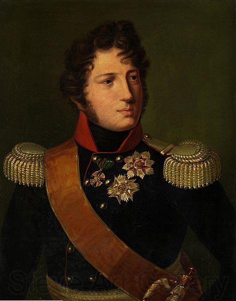 unknow artist Portrait of Grand Duke Leopold of Baden France oil painting art